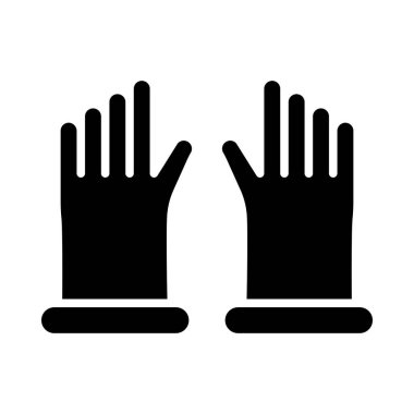 Kişisel ve Ticari Kullanım İçin Eldiven Temizleme Vektörü Sembolü