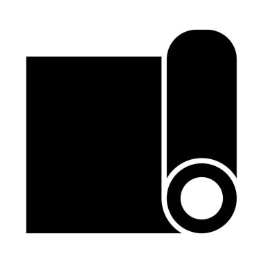 Kişisel ve Ticari Kullanım İçin Jimnastikçi Mat Vektör Sembolü