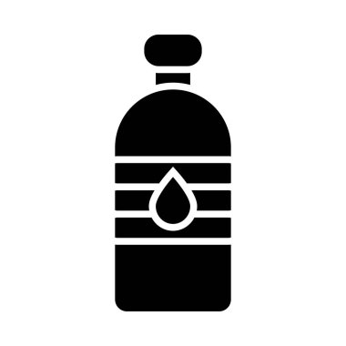 Kişisel ve ticari kullanım için Su Şişe Vektörü Kabartma Simgesi