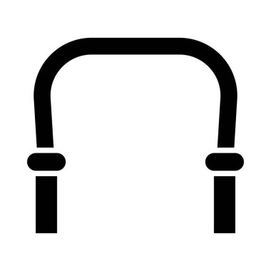 Kişisel ve Ticari Kullanım için Atlama İpi Vektörü Kabartma Simgesi