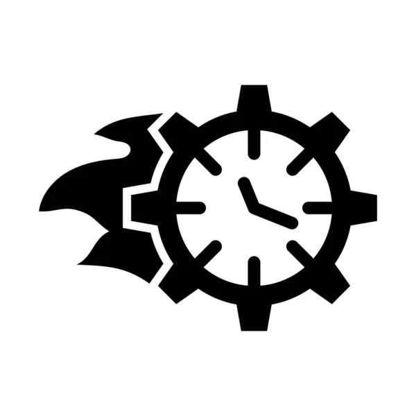 Икона Векторный Глиф Личного Коммерческого Использования — стоковый вектор