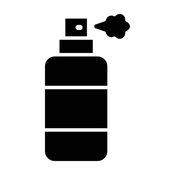 Icona Del Glifo Vettoriale Spray Uso Personale Commerciale — Vettoriale Stock