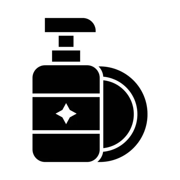 Dish Soap Vector Glyph Icon Für Den Persönlichen Und Kommerziellen — Stockvektor