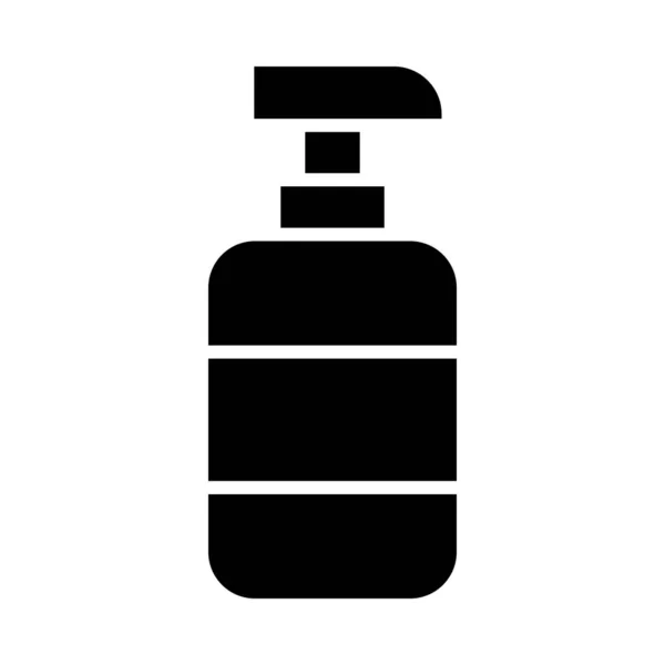 Shampoo Vector Glyph Icon Für Den Persönlichen Und Gewerblichen Gebrauch — Stockvektor