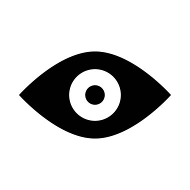 Kişisel ve ticari kullanım için Göz Vektörü Kabartma Simgesi