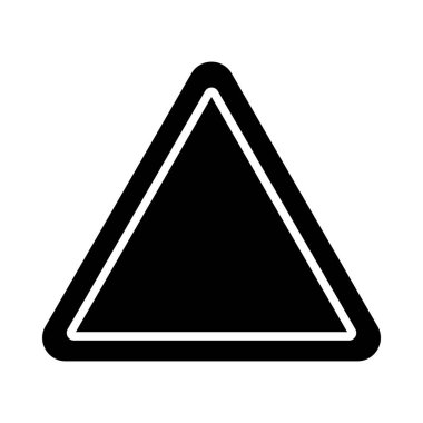 Kişisel ve ticari kullanım için Üçgen Vektör Kabartma Simgesi