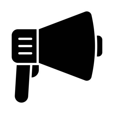 Kişisel ve Ticari Kullanım İçin Megafon Vektör Kabartma Simgesi