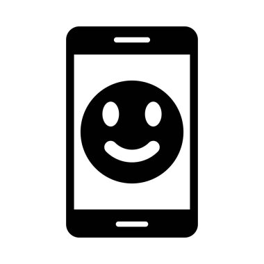 Kişisel ve Ticari Kullanım İçin Memnuniyet Vektörü Glyph Simgesi