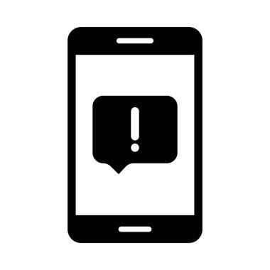 Kişisel ve Ticari Kullanım İçin Şikayet Vektörü Glyph Simgesi