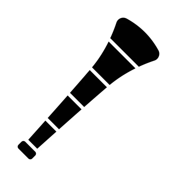 Vuvuzela Vector Glyph Ikona Pro Osobní Komerční Použití — Stockový vektor