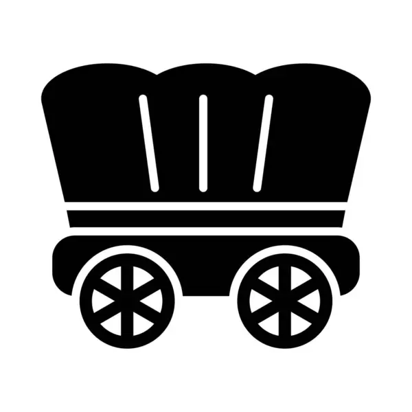 Carriage Vector Glyph Icon Für Den Persönlichen Und Kommerziellen Gebrauch — Stockvektor