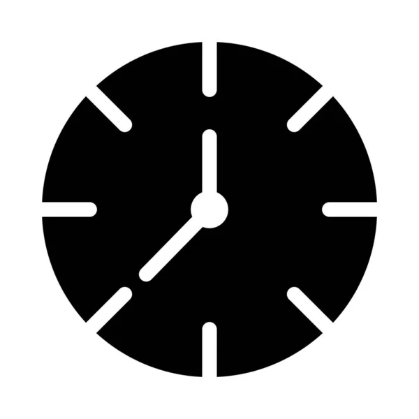 Stopwatch Vector Glyph Icon Para Uso Pessoal Comercial — Vetor de Stock