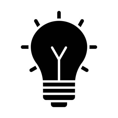 Kişisel ve ticari kullanım için ilham Vektörü Glyph Simgesi