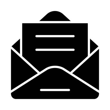 Kişisel ve Ticari Kullanım İçin Posta Vektörü Kabartma Simgesi