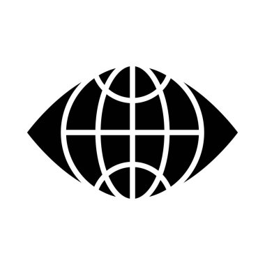 Kişisel ve ticari kullanım için Vizyon Vektörü Kabartma Simgesi