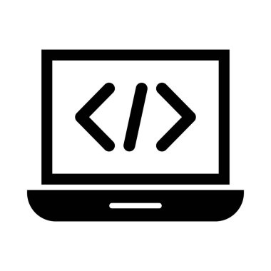 Kişisel ve Ticari Kullanım için Kodlama Vektörü Kabartma Simgesi