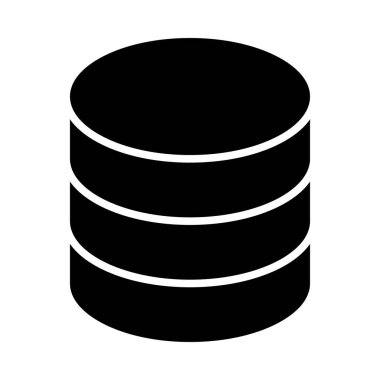 Kişisel ve Ticari Kullanım için Veritabanı Vektörü Kabartma Simgesi