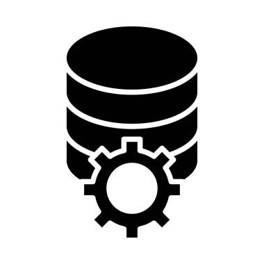 Kişisel ve Ticari Kullanım için Veritabanı Yönetimi Vektör Kabartma Simgesi