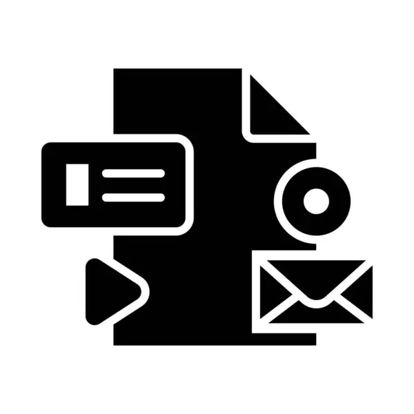 Branding Vector Glyph Icon Für Den Persönlichen Und Kommerziellen Gebrauch — Stockvektor