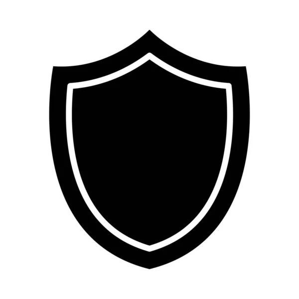 Shield Vector Glyph Icon Für Den Persönlichen Und Kommerziellen Gebrauch — Stockvektor