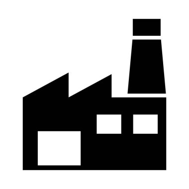 Kişisel ve ticari kullanım için Fabrika Vektörü Kabartma Simgesi
