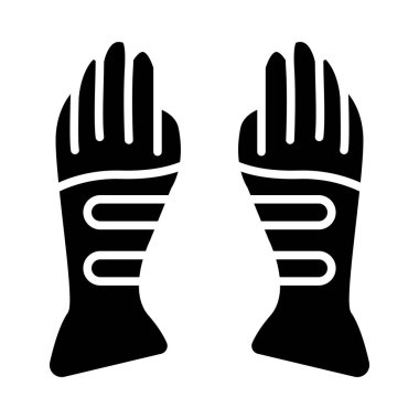 Kişisel ve Ticari Kullanım İçin Eldiven Vektörü Kabartma Simgesi