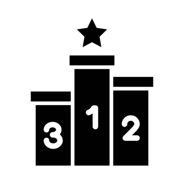 Kişisel ve ticari kullanım için Podyum Vektör Sembolü