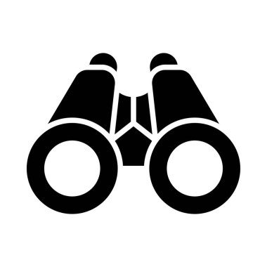 Kişisel ve Ticari Kullanım İçin Dürbün Vektör Kabartma Simgesi