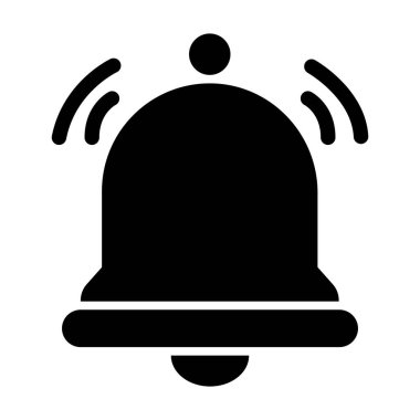 Kişisel ve ticari kullanım için çan vektörü kabartma simgesi