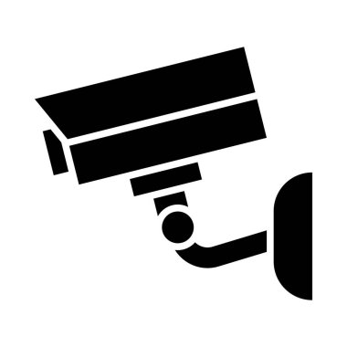 Kişisel ve ticari kullanım için CCCTV Vektör Glyph Simgesi