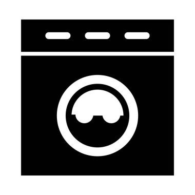 Kişisel ve ticari kullanım için Çamaşır Vektörü Kabartma Simgesi