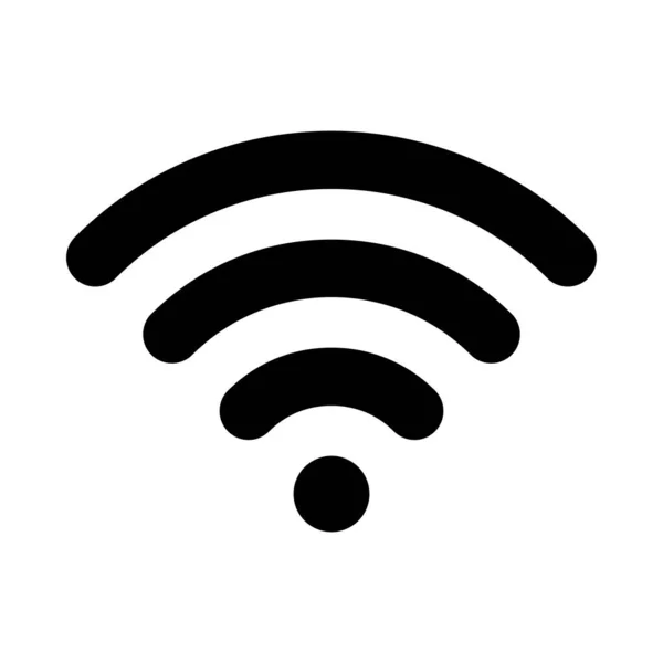 Kişisel ve ticari kullanım için Wiifi Vektör Glyph Simgesi