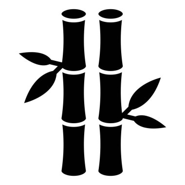 Kişisel ve ticari kullanım için Bambu Vektör Kabartma Simgesi