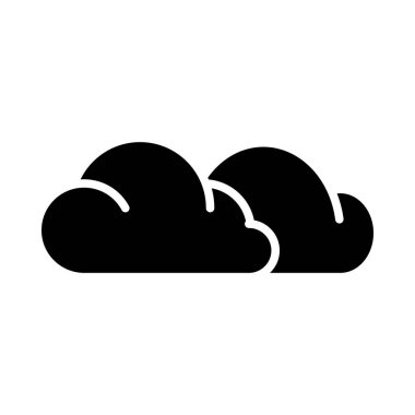 Kişisel ve ticari kullanım için Bulut Vektörü Kabartma Simgesi