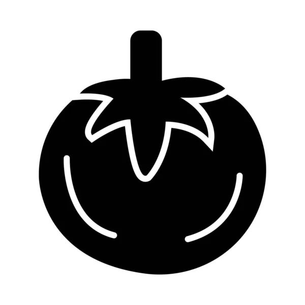 Icône Vectorielle Glyphe Tomate Pour Usage Personnel Commercial — Image vectorielle