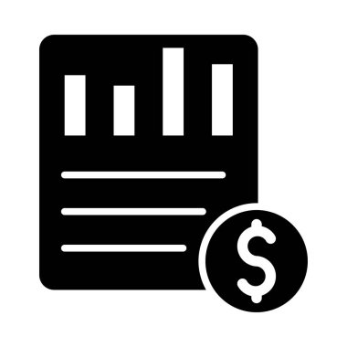 Kişisel ve Ticari Kullanım İçin Finans Vektörü Kabartma Simgesi