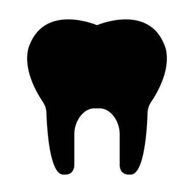Kişisel ve Ticari Kullanım İçin Diş Vektörü Kabartma Simgesi