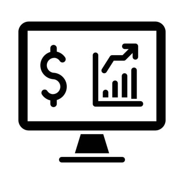 Kişisel ve Ticari Kullanım İçin Finans Vektörü Kabartma Simgesi