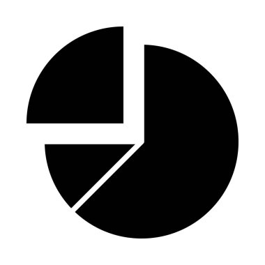 Kişisel ve ticari kullanım için Pasta Grafik Vektörü Glyph Simgesi