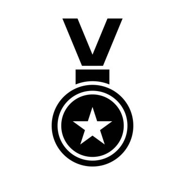 Kişisel ve ticari kullanım için Madalya Vektörü Kabartma Simgesi