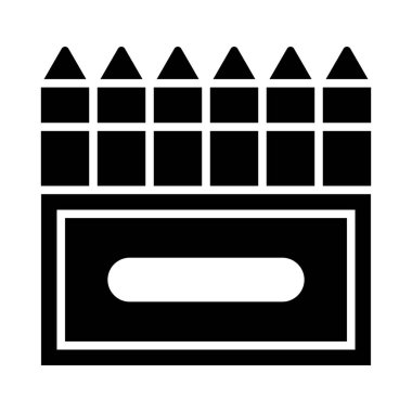 Kişisel ve ticari kullanım için Boya Kalemi Vektörü Kabartma Simgesi