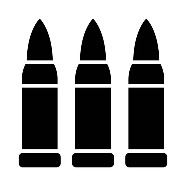 Bullets Vector Glyph Icon Für Den Persönlichen Und Kommerziellen Gebrauch — Stockvektor