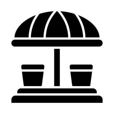 Kişisel ve Ticari Kullanım İçin Atlıkarınca Kupası Vektör Kabartma Simgesi