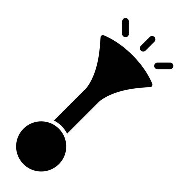 Kişisel ve Ticari Kullanım için Horn Vektörü Kabartma Simgesi