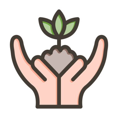 Santral Vektör Kalın Çizgisi Renk Simgesini Kişisel ve Ticari Kullanım İçin Kaydet