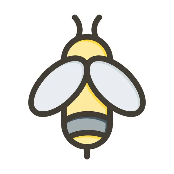 蜜蜂传送带填充着色图标供个人和商业用途 — 图库矢量图片