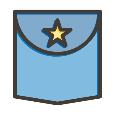 Cep Vektörü Kalın Çizgisi Kişisel ve Ticari Kullanım için Renk Simgesi Dolduruldu