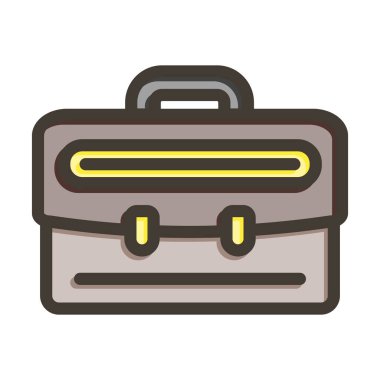 Dosya Vektörü Kalın Çizgisi Kişisel ve Ticari Kullanım için Renk Simgesi Dolduruldu