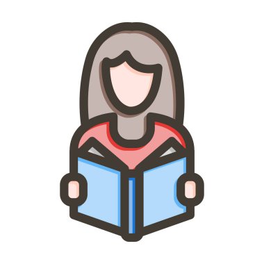 Kişisel ve ticari kullanım için Renk Simgesi Doldurulmuş İyi Alışkanlıklar Vektör Kalın Çizgisi