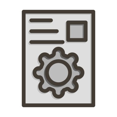 Madde Pazarlama Vektörü Kalın Çizgisi Kişisel ve Ticari Kullanım için Renk Simgesi